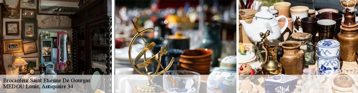 Brocanteur  saint-etienne-de-gourgas-34700 MEDOU Louis, Antiquaire 34