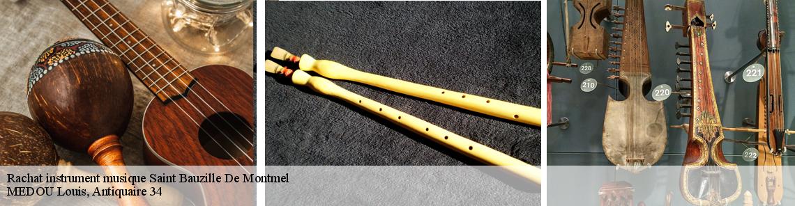 Rachat instrument musique  saint-bauzille-de-montmel-34160 MEDOU Louis, Antiquaire 34
