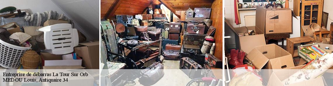 Entreprise de débarras  la-tour-sur-orb-34260 MEDOU Louis, Antiquaire 34