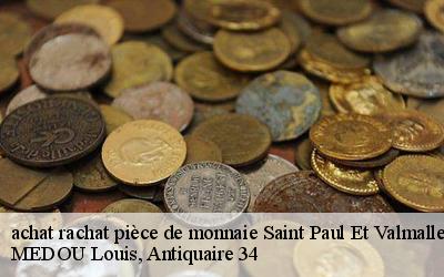 achat rachat pièce de monnaie  34570